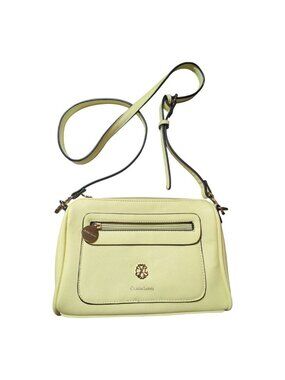 Christian Lacroix Yellow Crossbody Bag Purse Lemon Ice